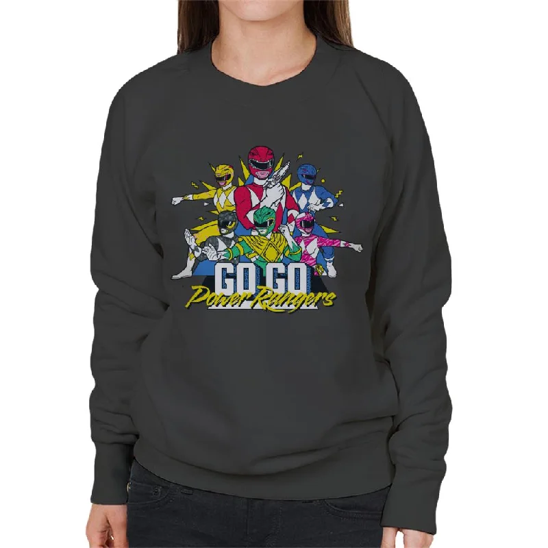 Power Rangers Go Go Retro 90s Women's Sweatshirt