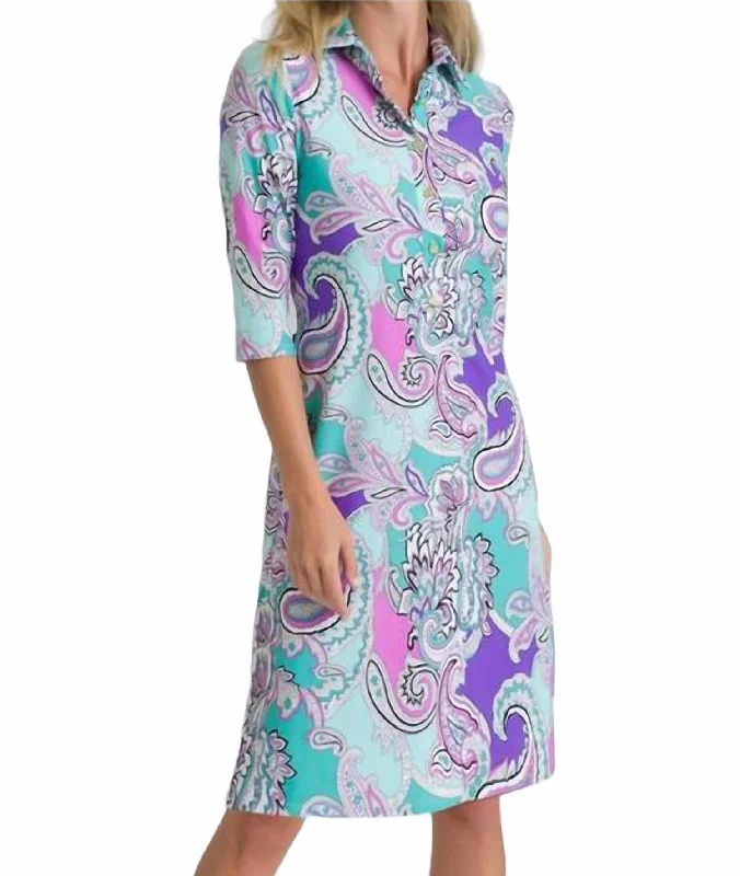 Susanna Dress In Paisley Maxi Seamist