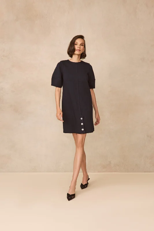 Double Face Jersey Reversible Tunic Dress