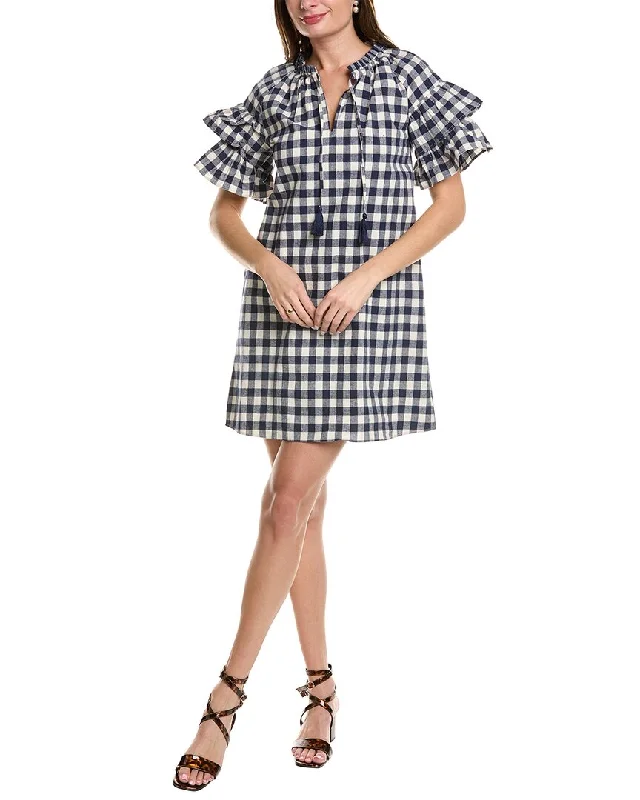 Sail to Sable Ruffle Sleeve Dress