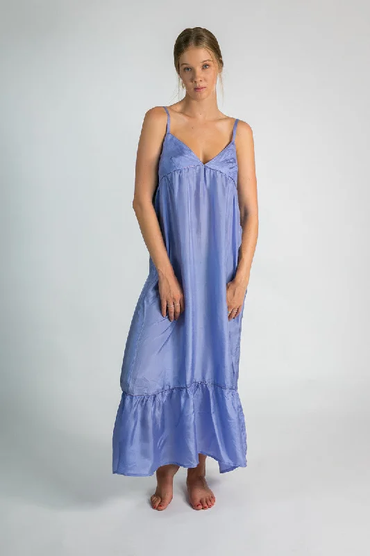 Women's Silk Beaded Maxi  Dress | Angie