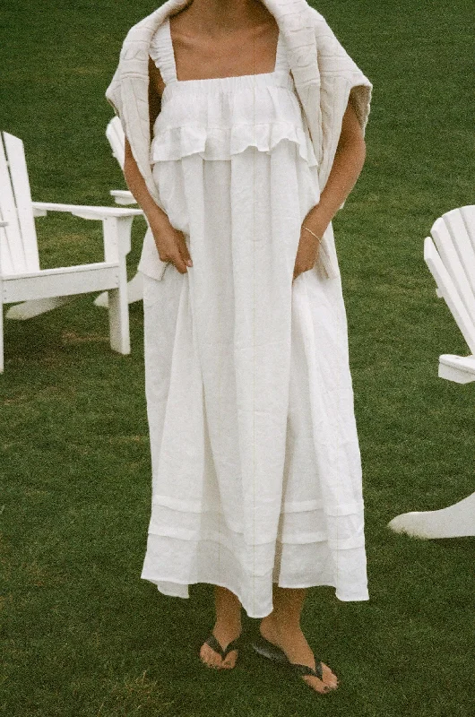 Newport Linen Maxi Dress