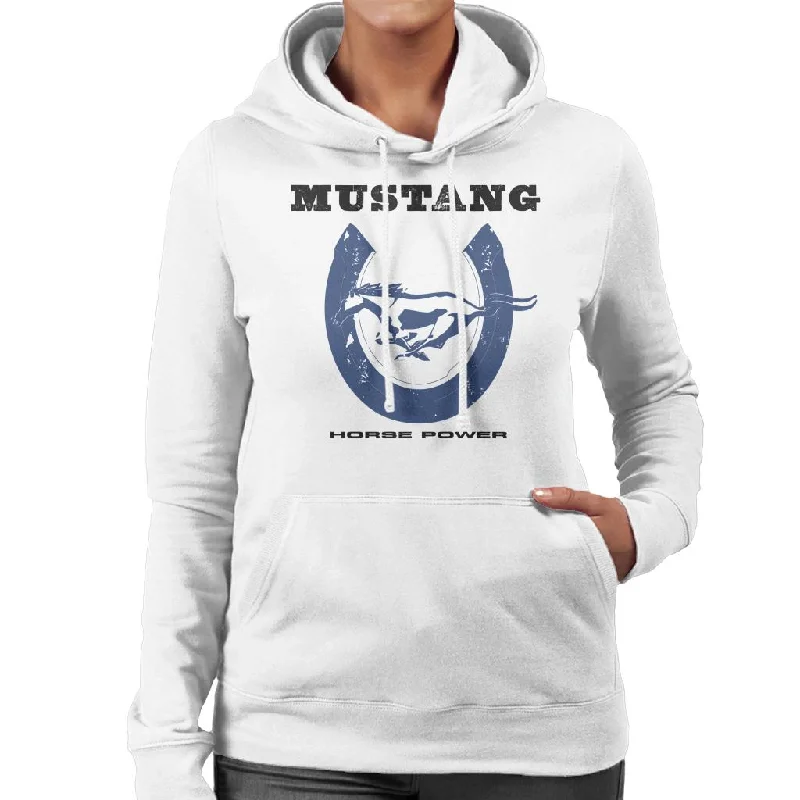 Ford Mustang Horsepower Women's Hooded Sweatshirt