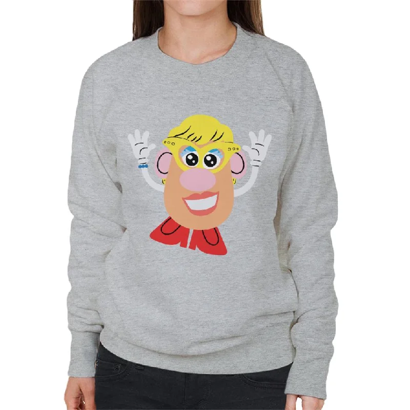 Mrs Potato Head Yellow Glasses Women's Sweatshirt