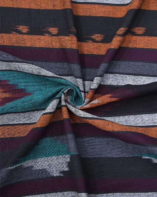 YARN DYED COTTON IKAT FABRIC