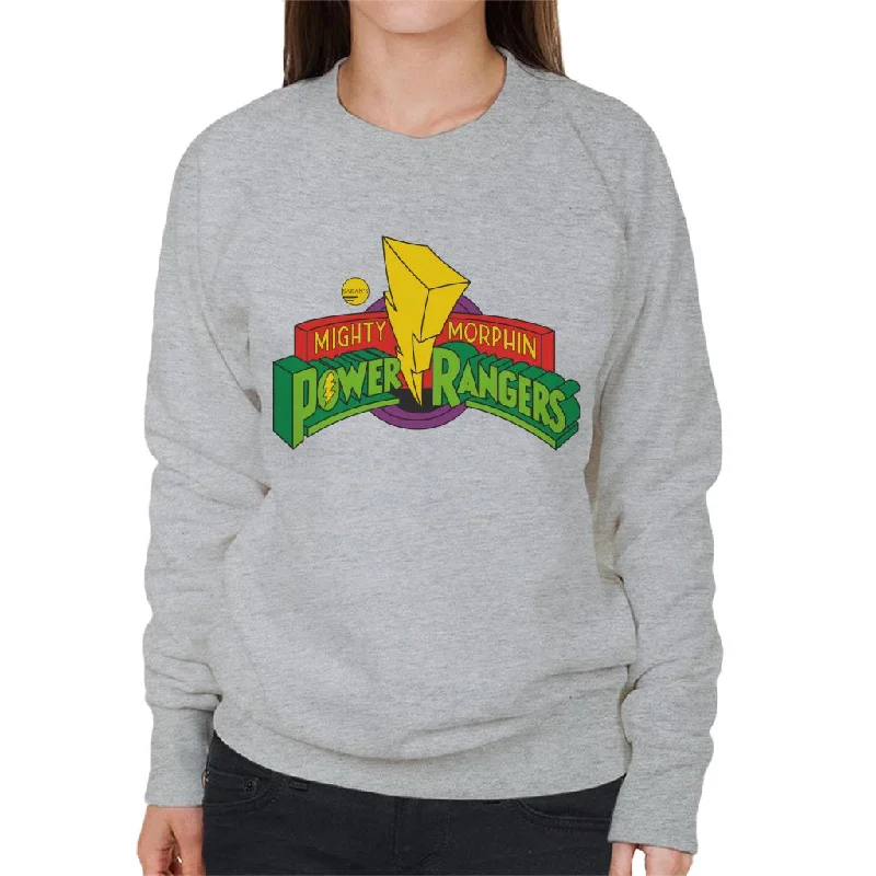 Power Rangers Classic Mighty Morphin Logo Women's Sweatshirt