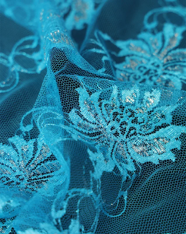 POLYESTER NET EMBROIDERY FABRIC