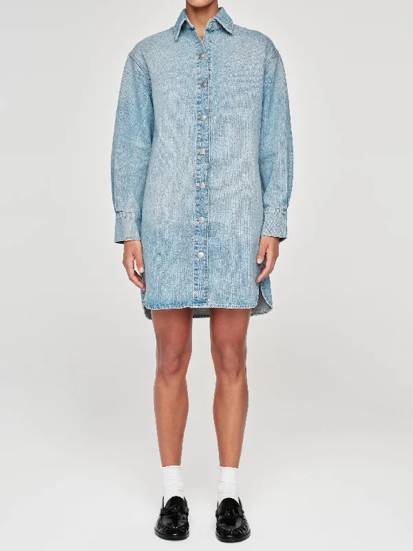 Faye Shirt Dress | Aged Mid