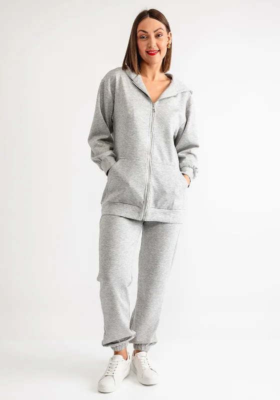 Serafina Collection Hoodie and Jogger Co Ord, Grey