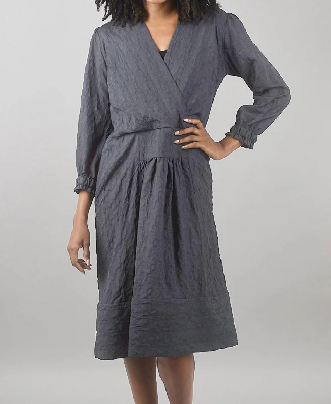 Vineyard Sadie Dress In Slate