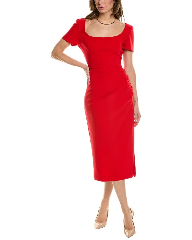 Carolina Herrera Scoop Neck Dress