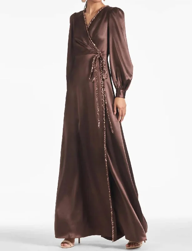 Dorthea Gown In Espresso