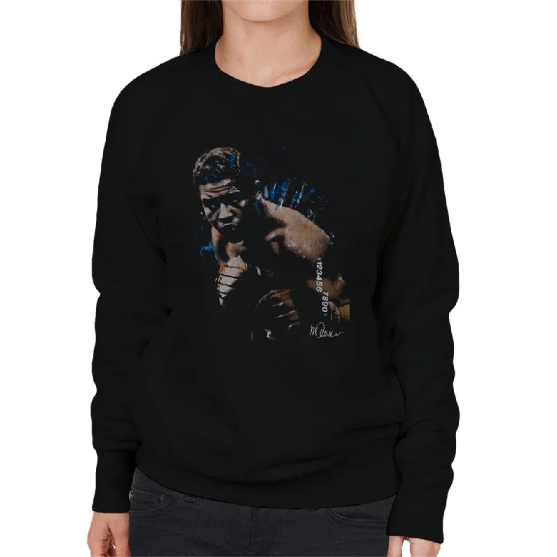 Sidney Maurer Original Portrait Of Joe Louis Women's Sweatshirt