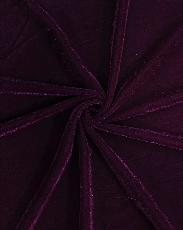 PLAIN POLYESTER MICRO VELVET FABRIC ( WIDTH 44 INCHES )