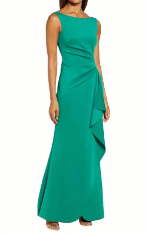 Sleeveless Dress In Green