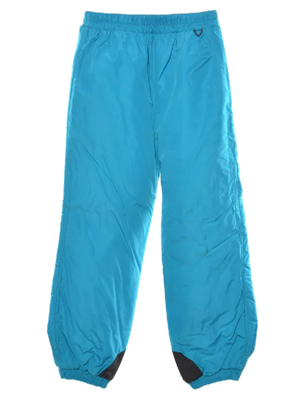 Columbia Wide Leg Turquoise Ski Trousers - W26