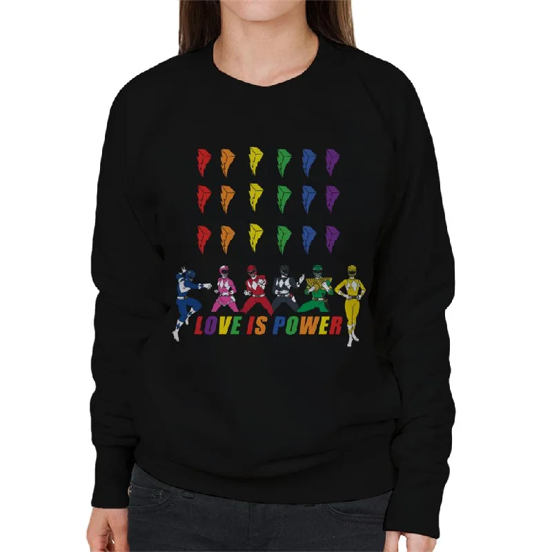 Power Rangers Love Is Power Women's Sweatshirt