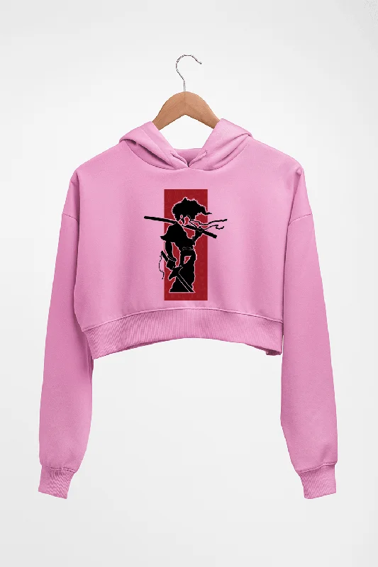 Afro Samurai Crop HOODIE FOR WOMEN