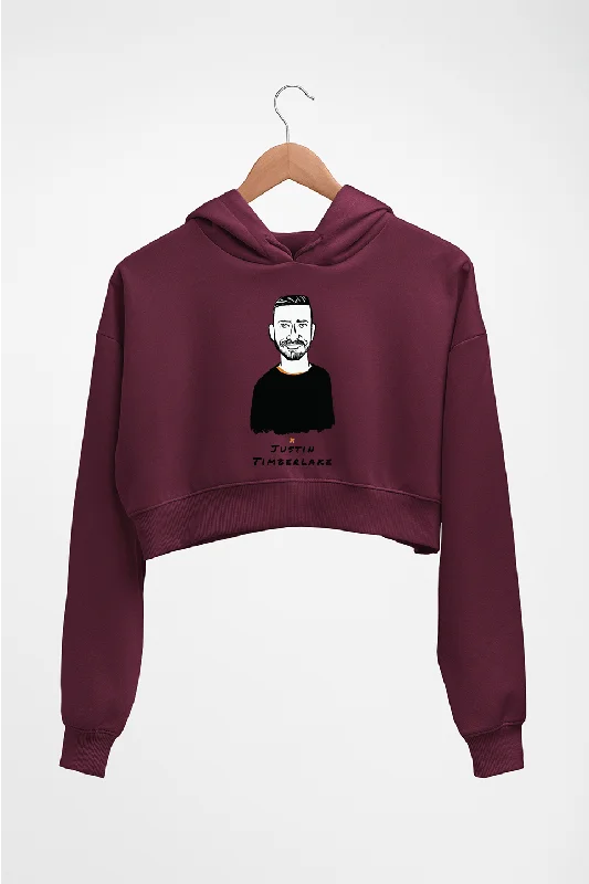 Justin Timberlake Crop HOODIE FOR WOMEN