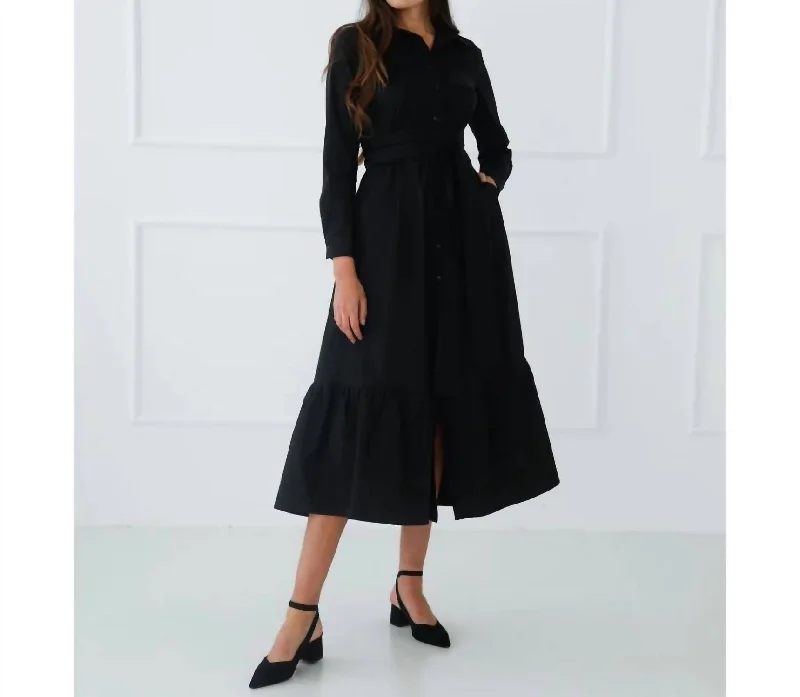 Carrie Maxi Dress In Black