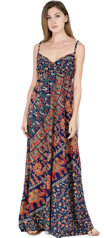 TAPESTRY MAXI DRESS