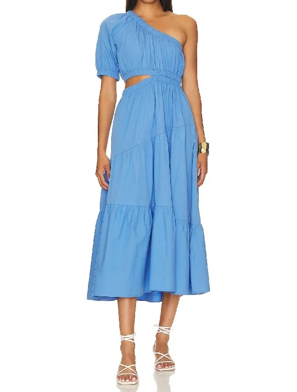 Leena Maxi Dress In Ultramarine Indigo