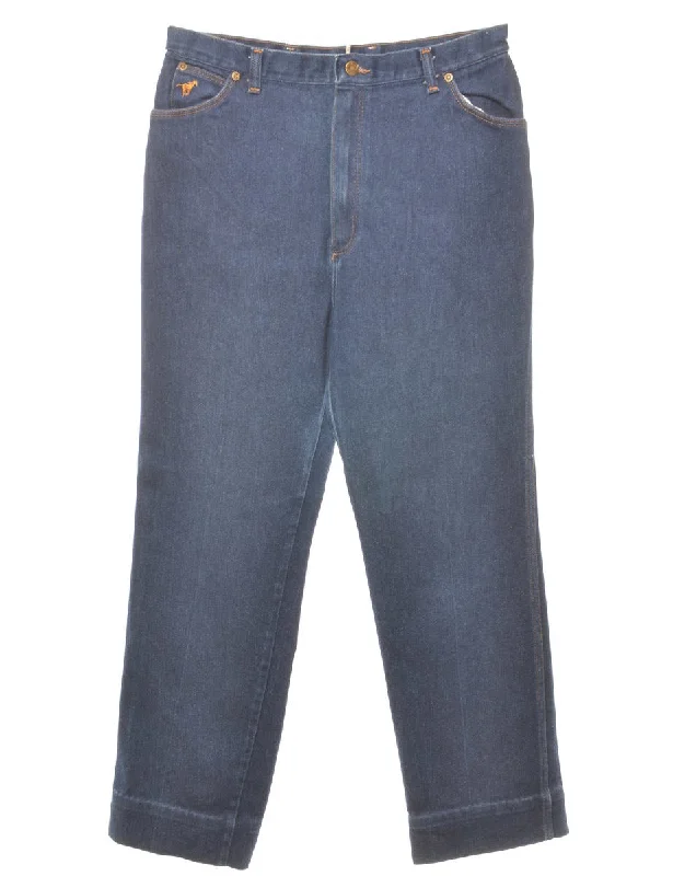 Dark Wash Tapered Wrangler Jeans - W32 L28