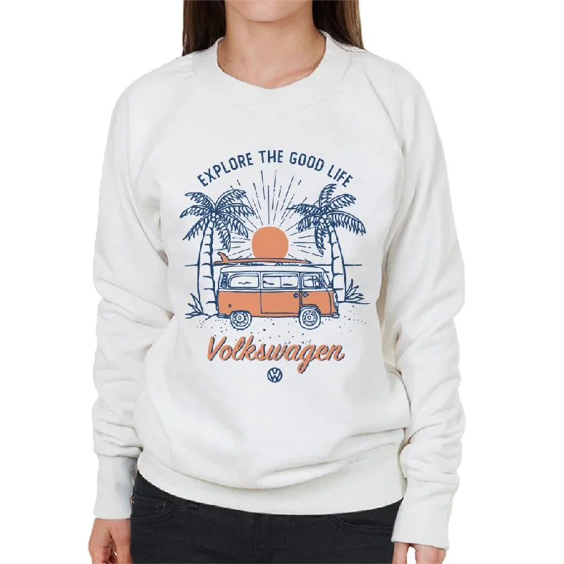 Volkswagen Explore The Good Life Camper Women's Sweatshirt