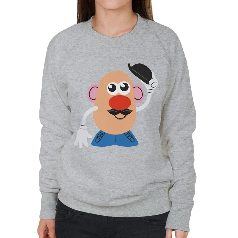 Mr Potato Head Tipping Hat Women's Sweatshirt