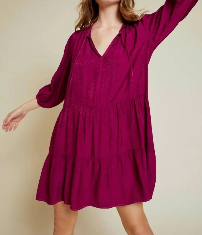 Liza Dress In Berry