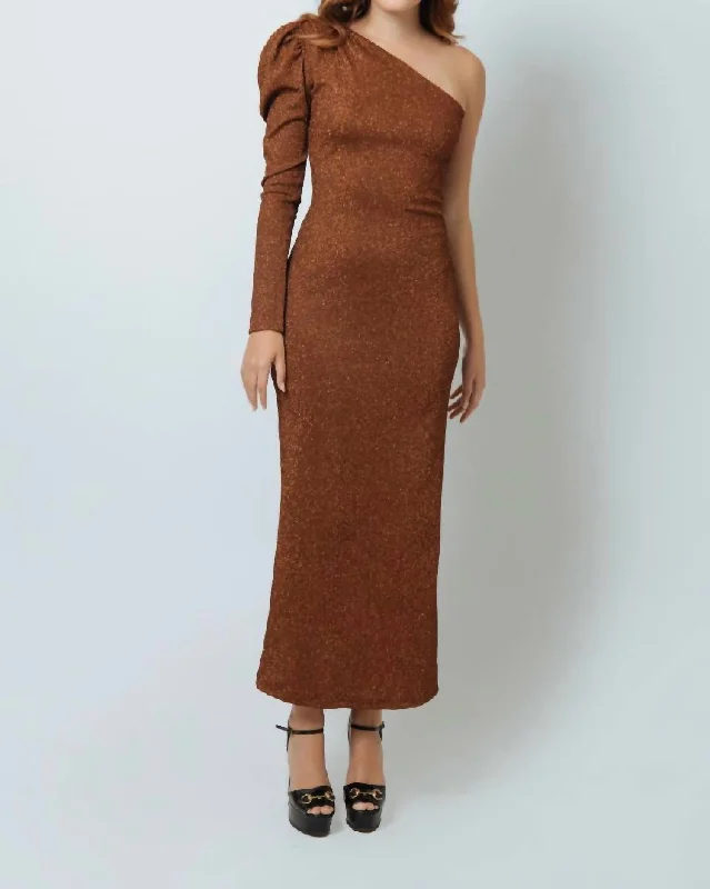 Paula Dress In Ocre