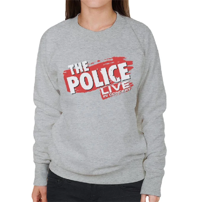 The Police Live In Concert Women's Sweatshirt