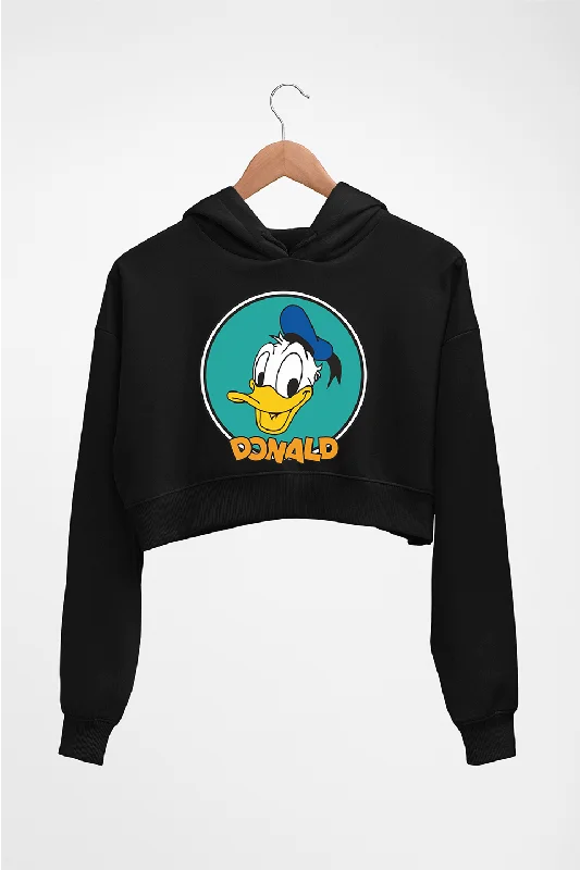 Donald Duck Crop HOODIE FOR WOMEN