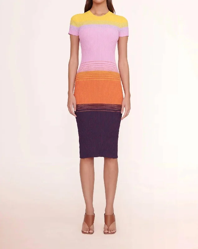 Colleen Knit Dress In Aura