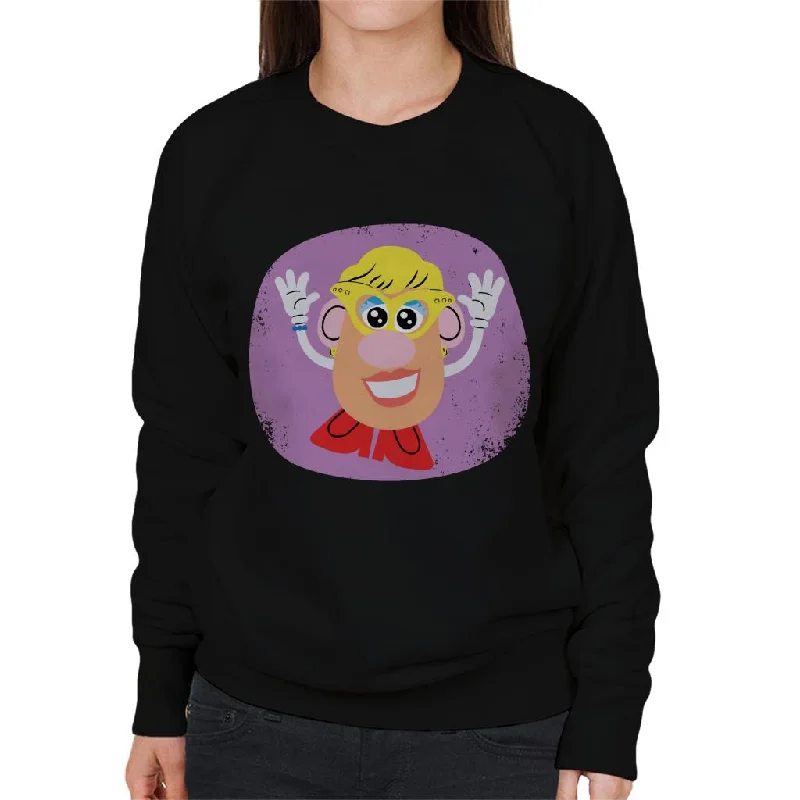 Mrs Potato Head Happy Women's Sweatshirt