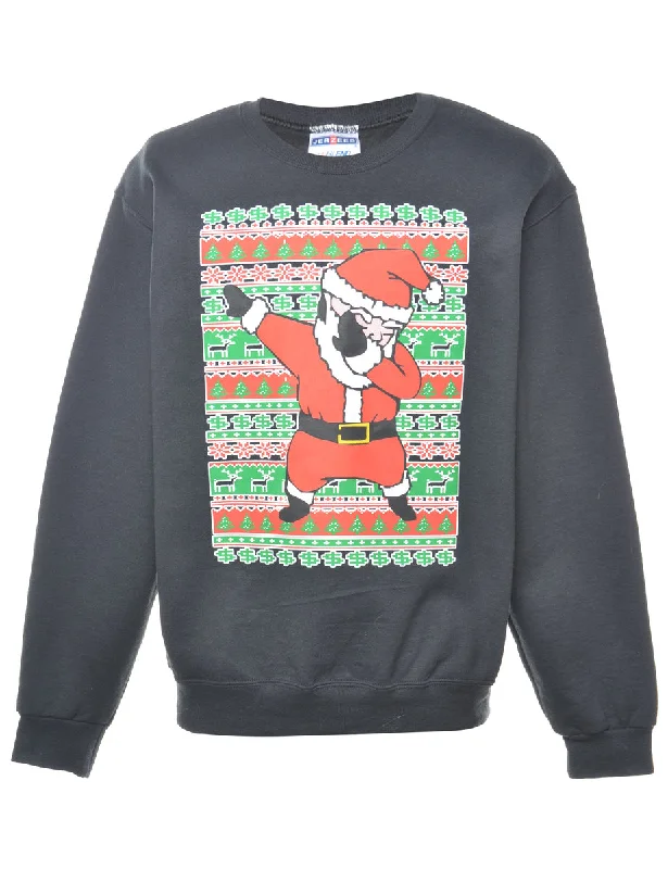 Santa Claus  Christmas Sweatshirt - M