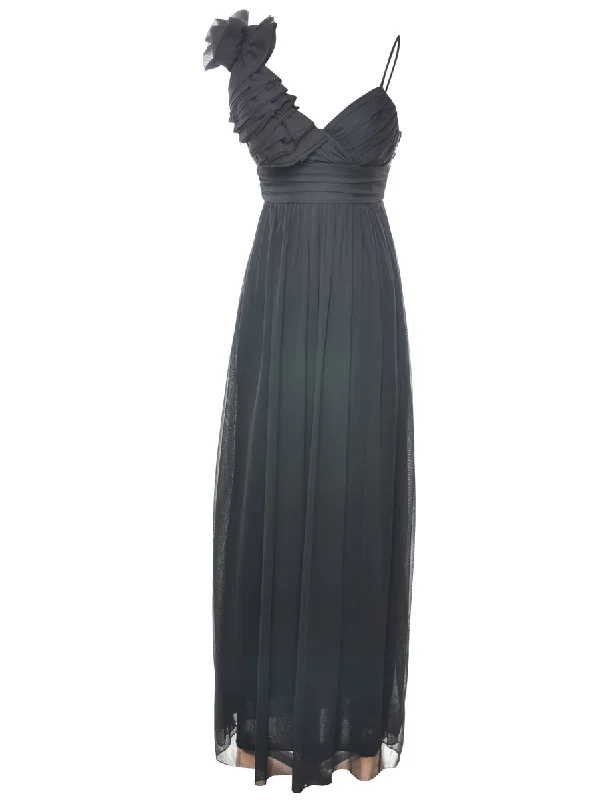 Ruffled Evening Dress - XS