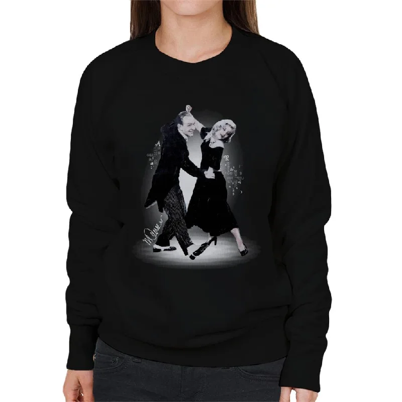 Sidney Maurer Original Portrait Of Fred Astaire Women's Sweatshirt