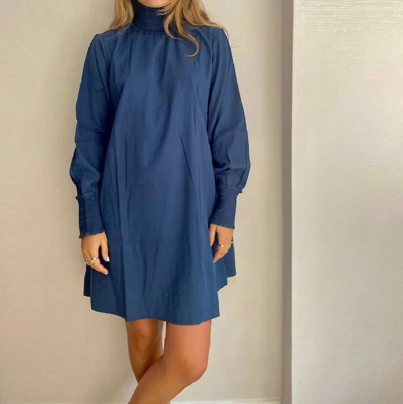 Victoria Dress In Navy