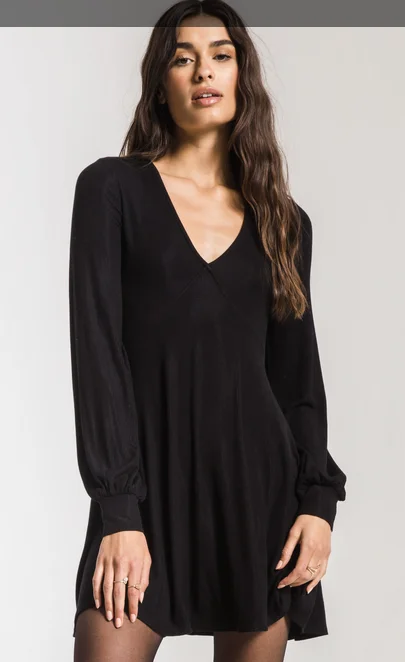 Z SUPPLY THE MICRO RIB L/S DRESS