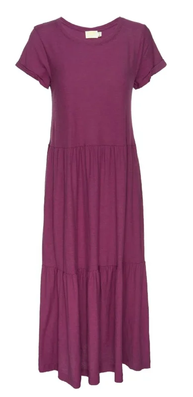 Women's Roman Dress In Berry